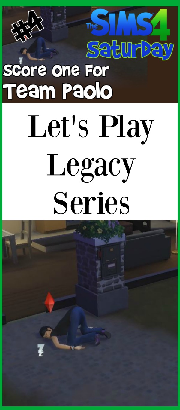 The Sims 4 Legacy Series Part 4. Kass takes her friendship with Paolo to the next level in this Sims 4 let's play video.