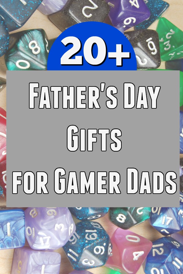Looking for Father's Day gifts for Gamer Dads? Find 20 gift ideas for dads who enjoy board games and video games. Perfect game themed gifts for dads all year round!