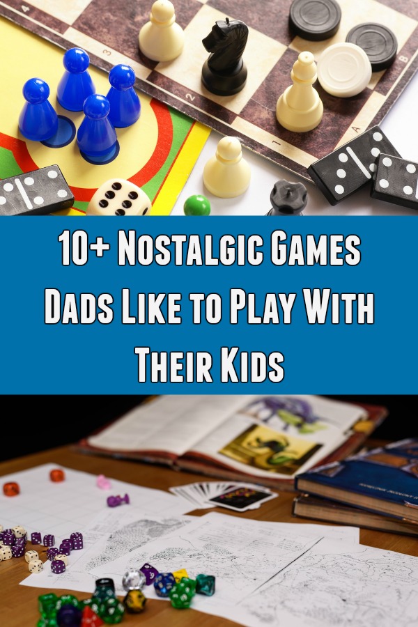 Several Dads share nostalgic board games and video games from their childhood that they enjoy playing with their own kids. Create fun family memories!