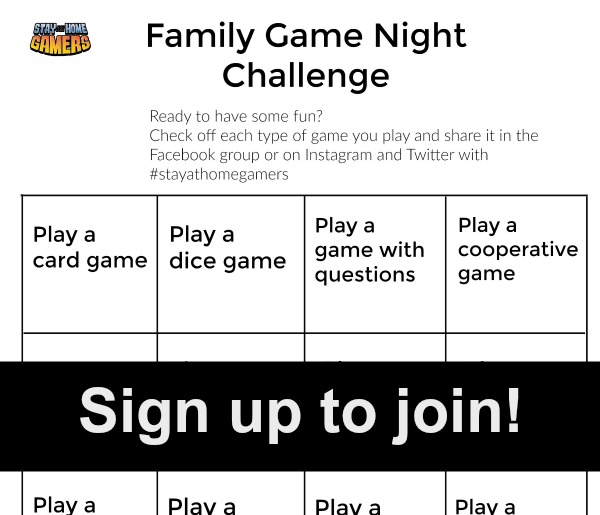 Sign up for the Family game night challenge 
