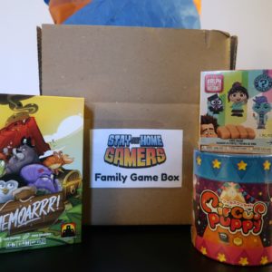 Family board game subscription box for preschool