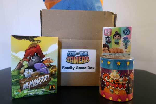 Family board game subscription box for preschool